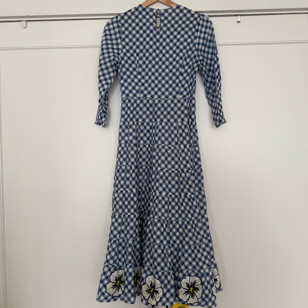 RIXO Kristen Gingham Midaxi Tiered Dress - Picture 10 of 11